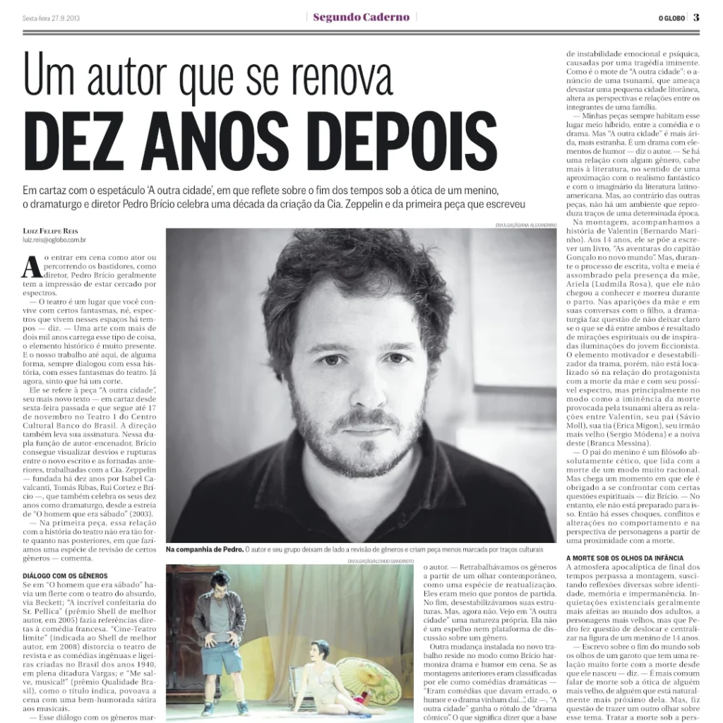 O Globo - Segundo Carderno 2013