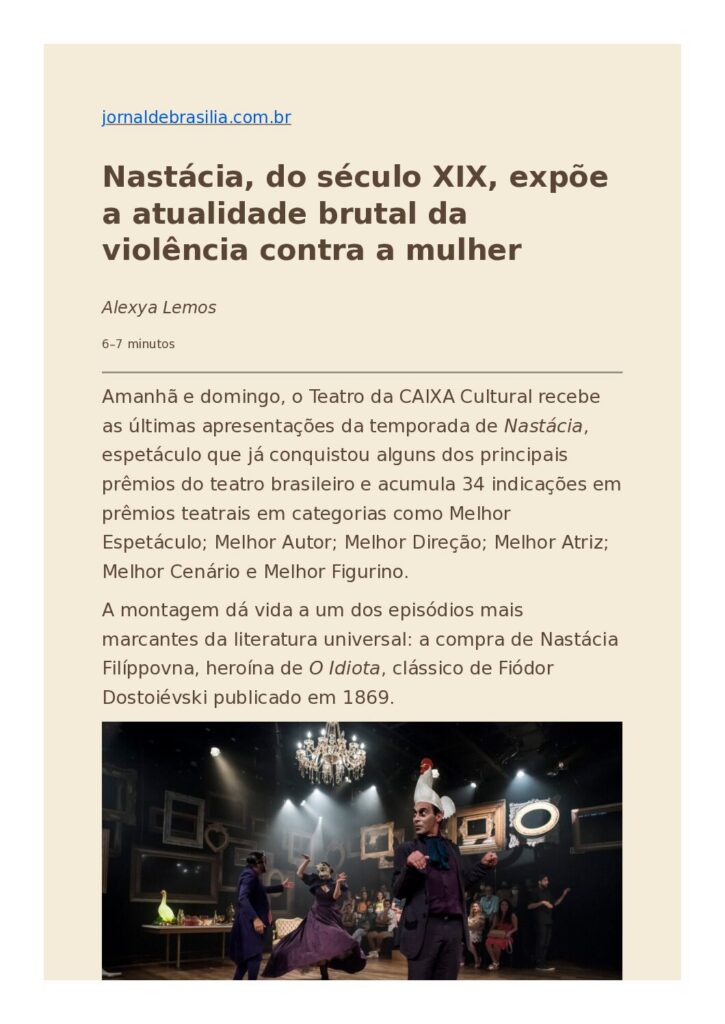 Teatro e Dança